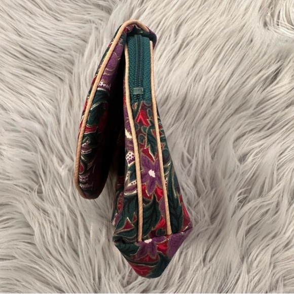 Christian Dior Vintage Floral Cosmetic Pouch Bag - Picture 9 of 15